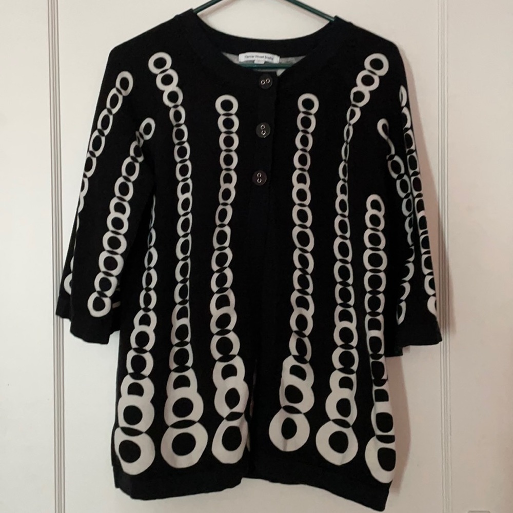Mercer Street Studio 3/4 sleeve cardigan L